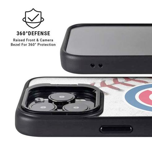MLB Chicago Cubs Game Ball iPhone 14 Pro Kickstand Case